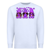 White Domestic Violence Warrior Afro Gnomes Premium Sweatshirt - texasbilliewilder
