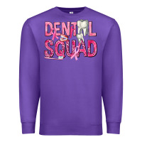 Purple Dental Squad with Teeth Premium Sweatshirt - texasbilliewilder