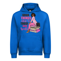 Cobalt good things come to those who hustle Urban Hoodie - NancyCooperArtShop