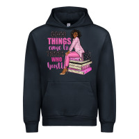Navy good things come to those who hustle Urban Hoodie - NancyCooperArtShop