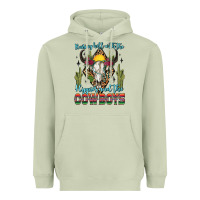 Matcha raising hell with the hippies and the cowboys Heavyweight Hoodie - Zillion Design Studio
