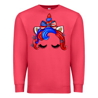 Cardinal 4th of july unicorn Premium Sweatshirt - Zillion Design Studio