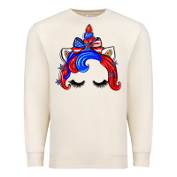 Sandshell 4th of july unicorn Premium Sweatshirt - Zillion Design Studio