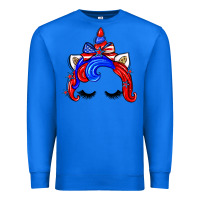 True Royal 4th of july unicorn Premium Sweatshirt - Zillion Design Studio