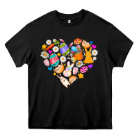 Black Easter Love Heavy Core Tee - CowhideDigitalArt