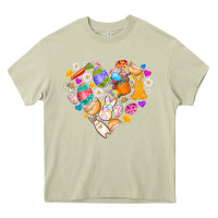 Mossy Easter Love Heavy Core Tee - CowhideDigitalArt