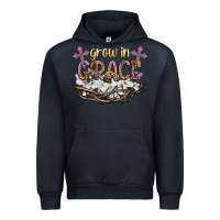 Navy grow in grace Urban Hoodie - NancyCooperArtShop