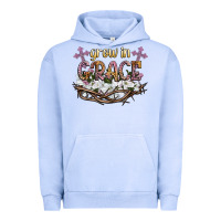 Pigment Grape Ice grow in grace Urban Hoodie - NancyCooperArtShop