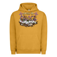 Pigment Peanut Butter grow in grace Urban Hoodie - NancyCooperArtShop