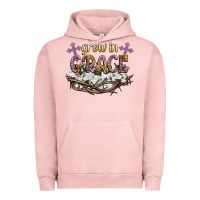 Pigment Salmon grow in grace Urban Hoodie - NancyCooperArtShop
