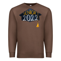 Chestnut senior 2022 graduation cap Premium Sweatshirt - RanaPortraitStore
