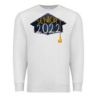 Oatmeal Heather senior 2022 graduation cap Premium Sweatshirt - RanaPortraitStore