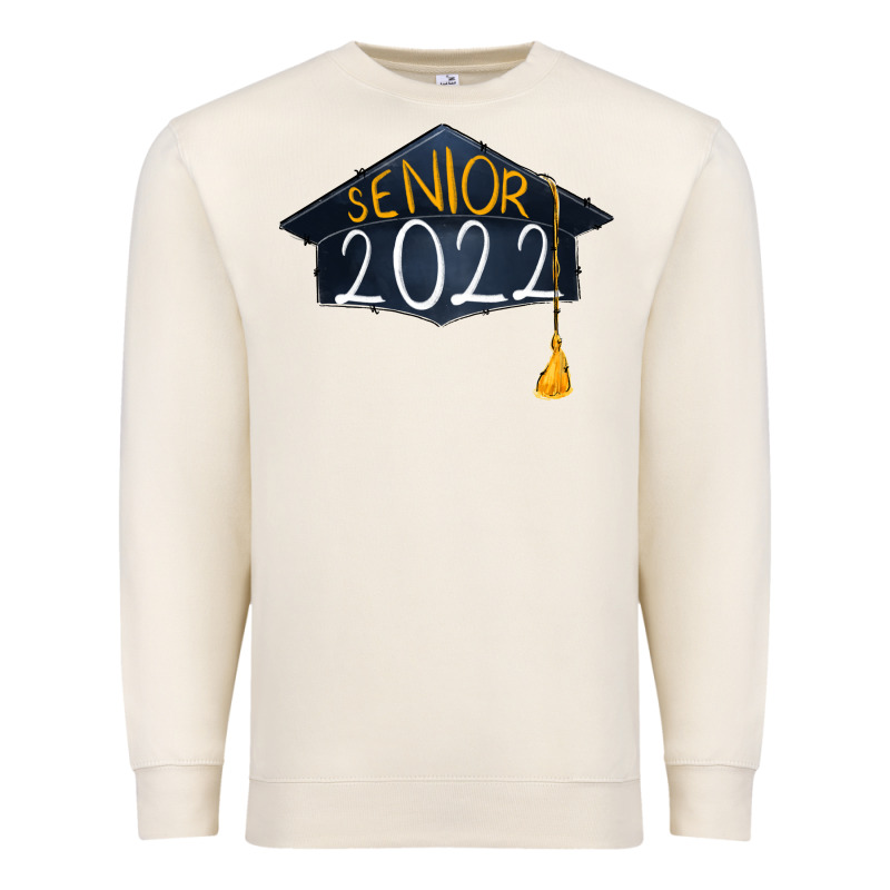 Senior 2022 Graduation Cap Premium Sweatshirt by RanaPortraitStore | Teevron