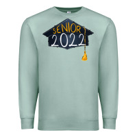 Seafoam senior 2022 graduation cap Premium Sweatshirt - RanaPortraitStore