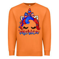 Carrot 4th of july 'merica unicorn Premium Sweatshirt - Zillion Design Studio
