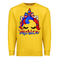 Lemon 4th of july 'merica unicorn Premium Sweatshirt - Zillion Design Studio