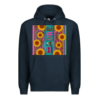 Navy madre cinco de mayo Premium Hoodie - Artiststas