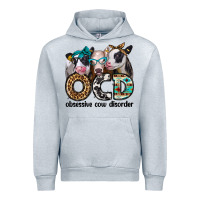Heather Grey ocd obsessive cow disorder Urban Hoodie - Jasminsmagicworld