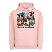 Pigment Salmon ocd obsessive cow disorder Urban Hoodie - Jasminsmagicworld