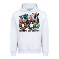 White ocd obsessive cow disorder Urban Hoodie - Jasminsmagicworld