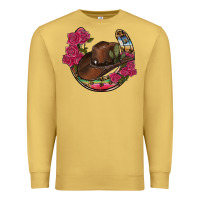 Antique Gold western serape horseshoe Premium Sweatshirt - RanaPortraitStore