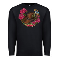 Black western serape horseshoe Premium Sweatshirt - RanaPortraitStore