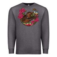 Charcoal Heather western serape horseshoe Premium Sweatshirt - RanaPortraitStore
