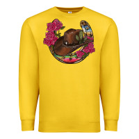 Lemon western serape horseshoe Premium Sweatshirt - RanaPortraitStore