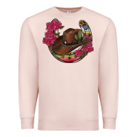 Pale Pink western serape horseshoe Premium Sweatshirt - RanaPortraitStore