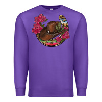 Purple western serape horseshoe Premium Sweatshirt - RanaPortraitStore