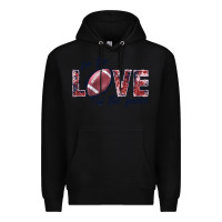 Black football love of the game Premium Hoodie - JahusDesignShop