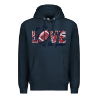 Navy football love of the game Premium Hoodie - JahusDesignShop