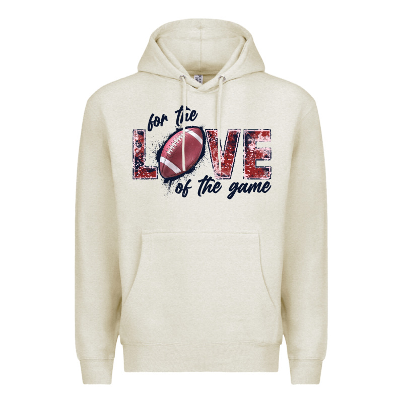 Football Love Of The Game Premium Hoodie by JahusDesignShop | Teevron