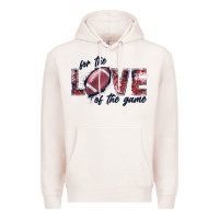 Pale Pink football love of the game Premium Hoodie - JahusDesignShop