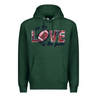 Sports Green football love of the game Premium Hoodie - JahusDesignShop