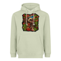 Matcha valentine's day cowboy cactus rose Heavyweight Hoodie - RanaPortraitStore