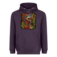 Plum valentine's day cowboy cactus rose Heavyweight Hoodie - RanaPortraitStore