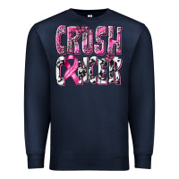 Navy Crush Cancer Premium Sweatshirt - texasbilliewilder