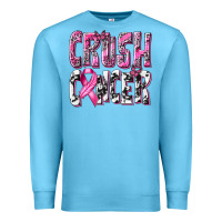 Ocean Blue Crush Cancer Premium Sweatshirt - texasbilliewilder