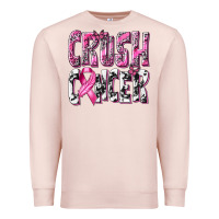 Pale Pink Crush Cancer Premium Sweatshirt - texasbilliewilder