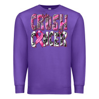 Purple Crush Cancer Premium Sweatshirt - texasbilliewilder