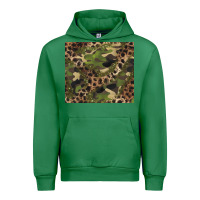 Emerald camouflage  leopard Urban Hoodie - BarkalooDesign