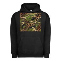 Pigment Black camouflage  leopard Urban Hoodie - BarkalooDesign