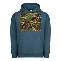 Pigment Midnight Navy camouflage  leopard Urban Hoodie - BarkalooDesign