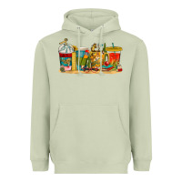 Matcha teacher fuel coffee cups Heavyweight Hoodie - texasbilliewilder