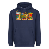 Navy teacher fuel coffee cups Heavyweight Hoodie - texasbilliewilder