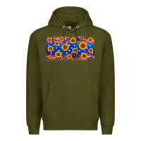 Army Green armed forces day sunflower Premium Hoodie - Artiststas
