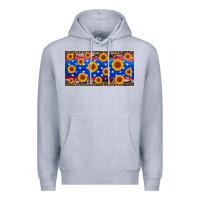 Heather Grey armed forces day sunflower Premium Hoodie - Artiststas