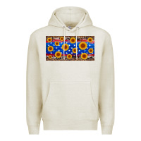 Oatmeal Heather armed forces day sunflower Premium Hoodie - Artiststas
