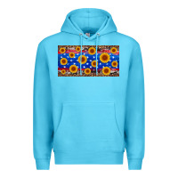 Ocean Blue armed forces day sunflower Premium Hoodie - Artiststas